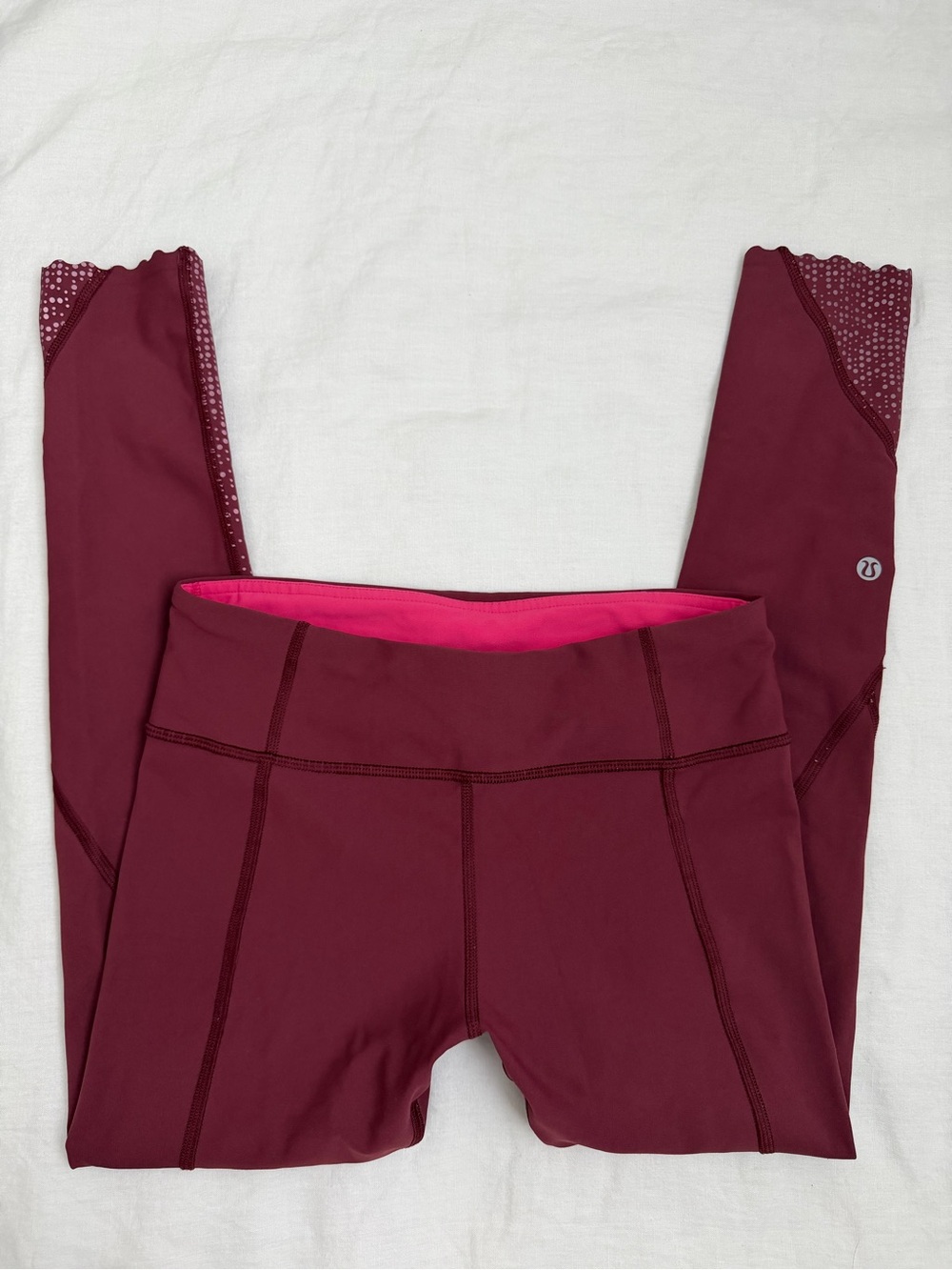 Lululemon Tight Stuff Tights in Deep Maroon